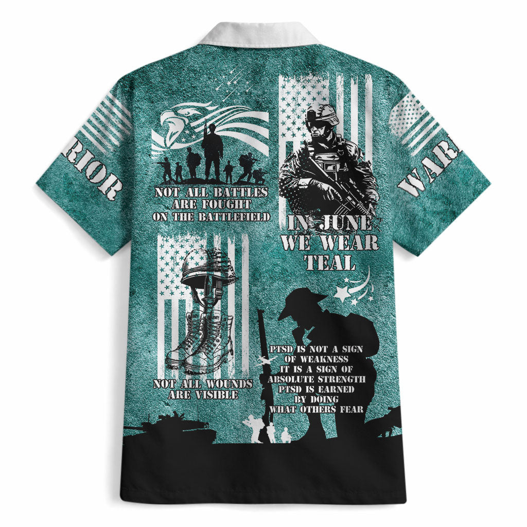 Veteran PTSD Hawaiian Shirt Not A Sign Of Weakness It Is Earned By Doing What Others Fear