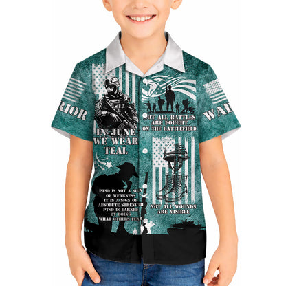 Veteran PTSD Hawaiian Shirt Not A Sign Of Weakness It Is Earned By Doing What Others Fear