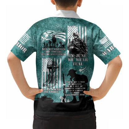 Veteran PTSD Hawaiian Shirt Not A Sign Of Weakness It Is Earned By Doing What Others Fear