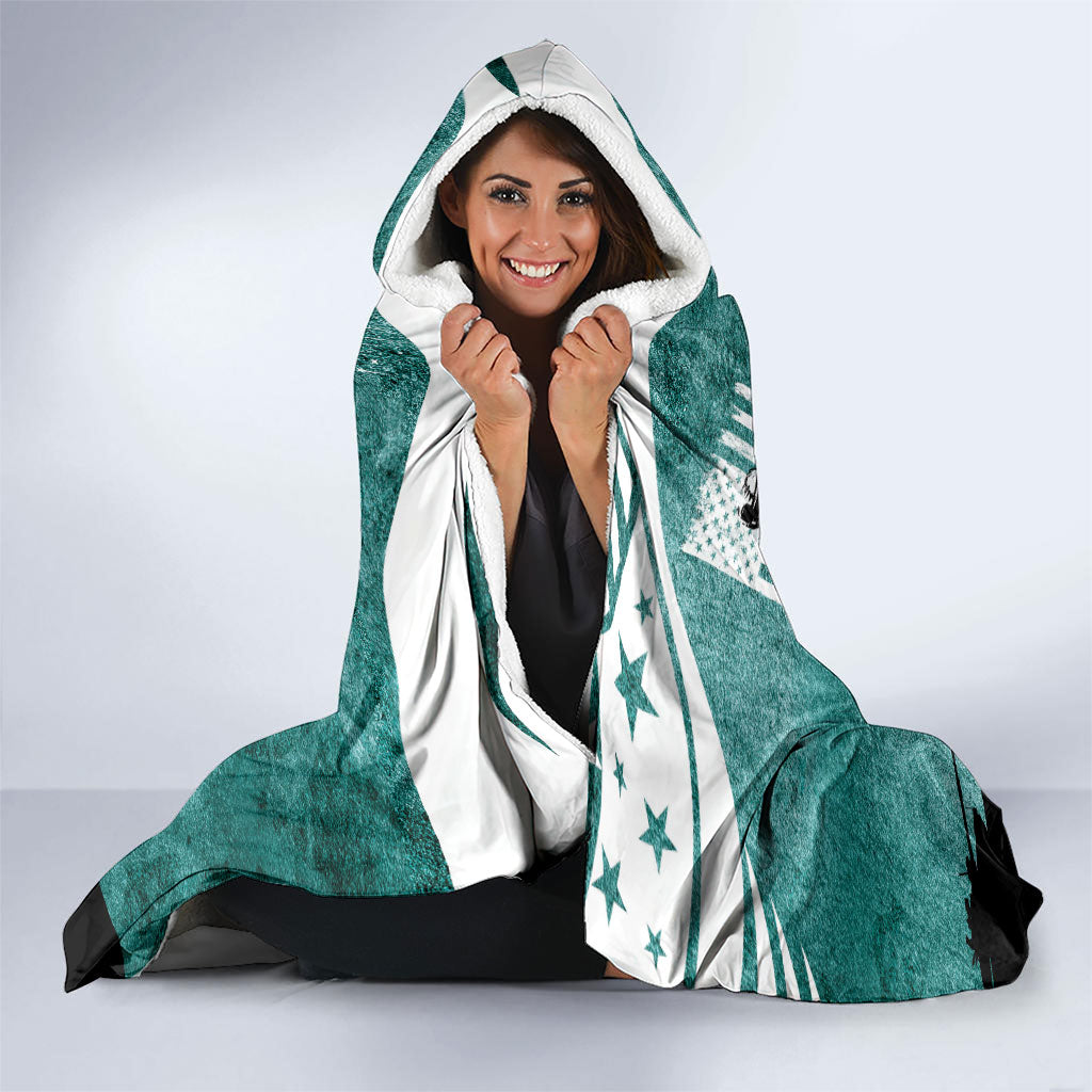 Veteran PTSD Hooded Blanket Not A Sign Of Weakness It Is Earned By Doing What Others Fear