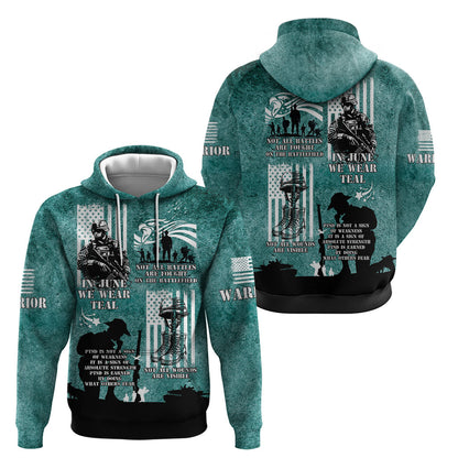 Veteran PTSD Hoodie Not A Sign Of Weakness It Is Earned By Doing What Others Fear