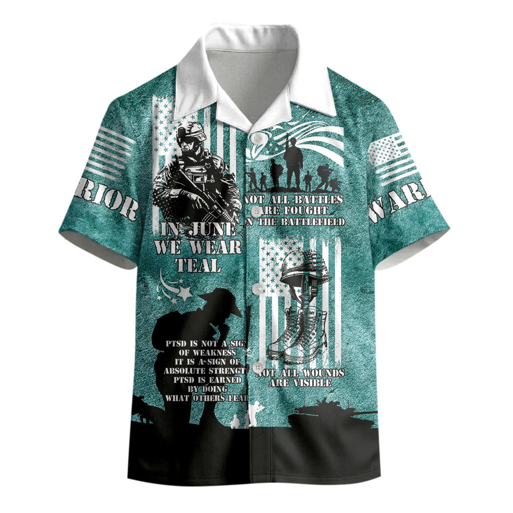 Veteran PTSD Kid Hawaiian Shirt Not A Sign Of Weakness It Is Earned By Doing What Others Fear