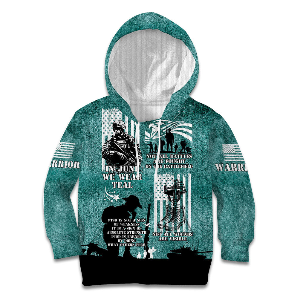 Veteran PTSD Kid Hoodie Not A Sign Of Weakness It Is Earned By Doing What Others Fear