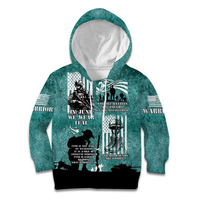 Veteran PTSD Kid Hoodie Not A Sign Of Weakness It Is Earned By Doing What Others Fear
