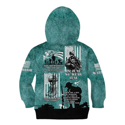 Veteran PTSD Kid Hoodie Not A Sign Of Weakness It Is Earned By Doing What Others Fear