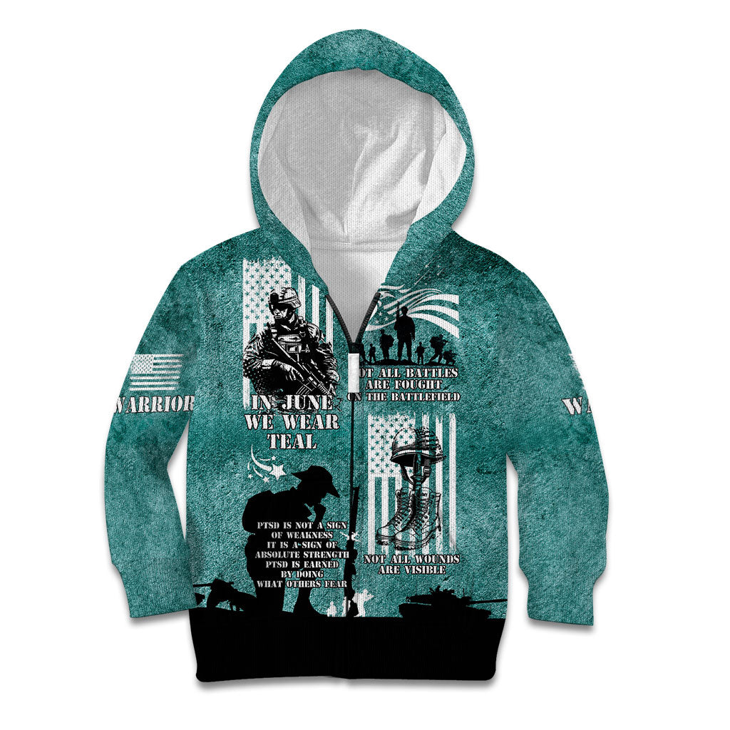 Veteran PTSD Kid Hoodie Not A Sign Of Weakness It Is Earned By Doing What Others Fear