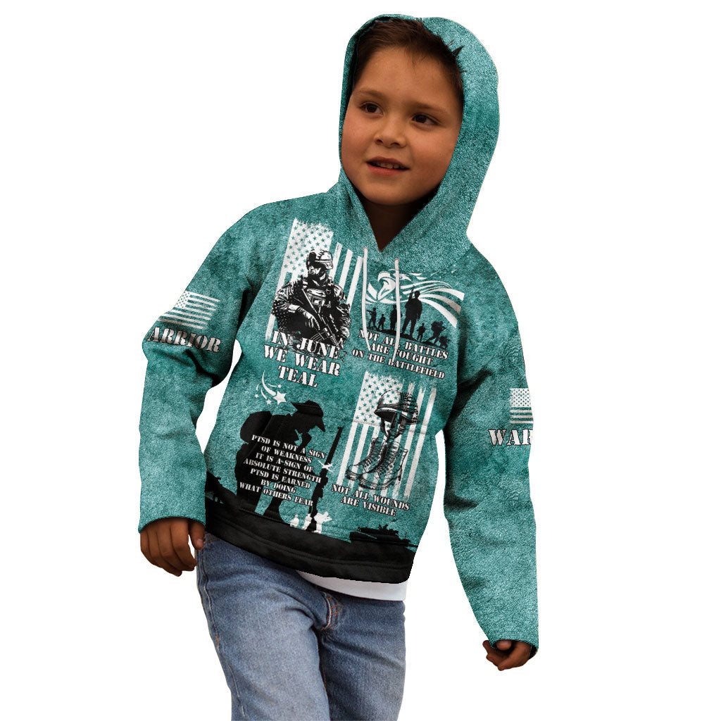 Veteran PTSD Kid Hoodie Not A Sign Of Weakness It Is Earned By Doing What Others Fear
