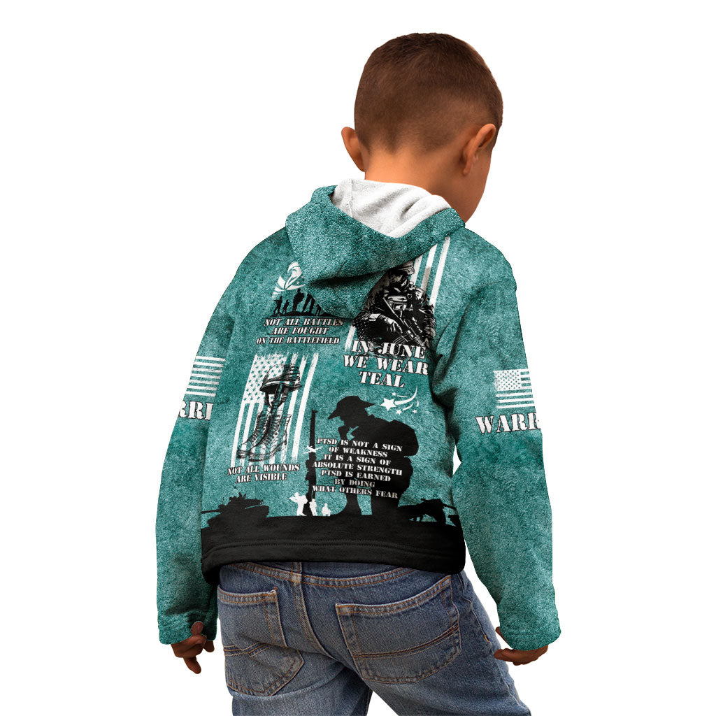 Veteran PTSD Kid Hoodie Not A Sign Of Weakness It Is Earned By Doing What Others Fear