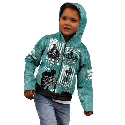 Veteran PTSD Kid Hoodie Not A Sign Of Weakness It Is Earned By Doing What Others Fear