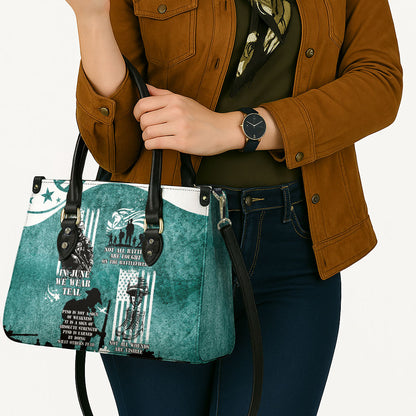 Veteran PTSD Leather Bag Not A Sign Of Weakness It Is Earned By Doing What Others Fear