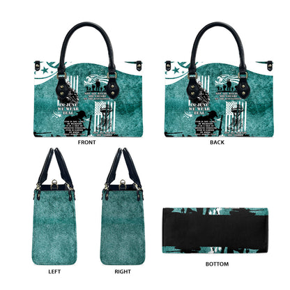Veteran PTSD Leather Bag Not A Sign Of Weakness It Is Earned By Doing What Others Fear