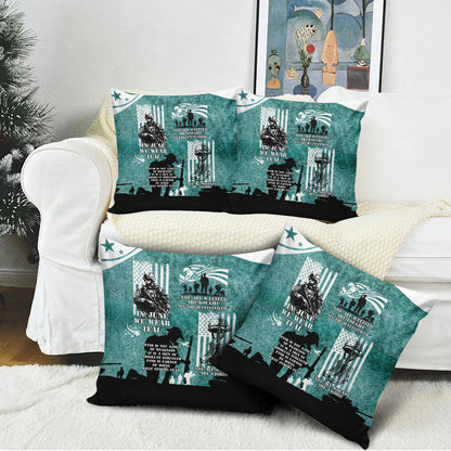 Veteran PTSD Pillow Cover Not A Sign Of Weakness It Is Earned By Doing What Others Fear