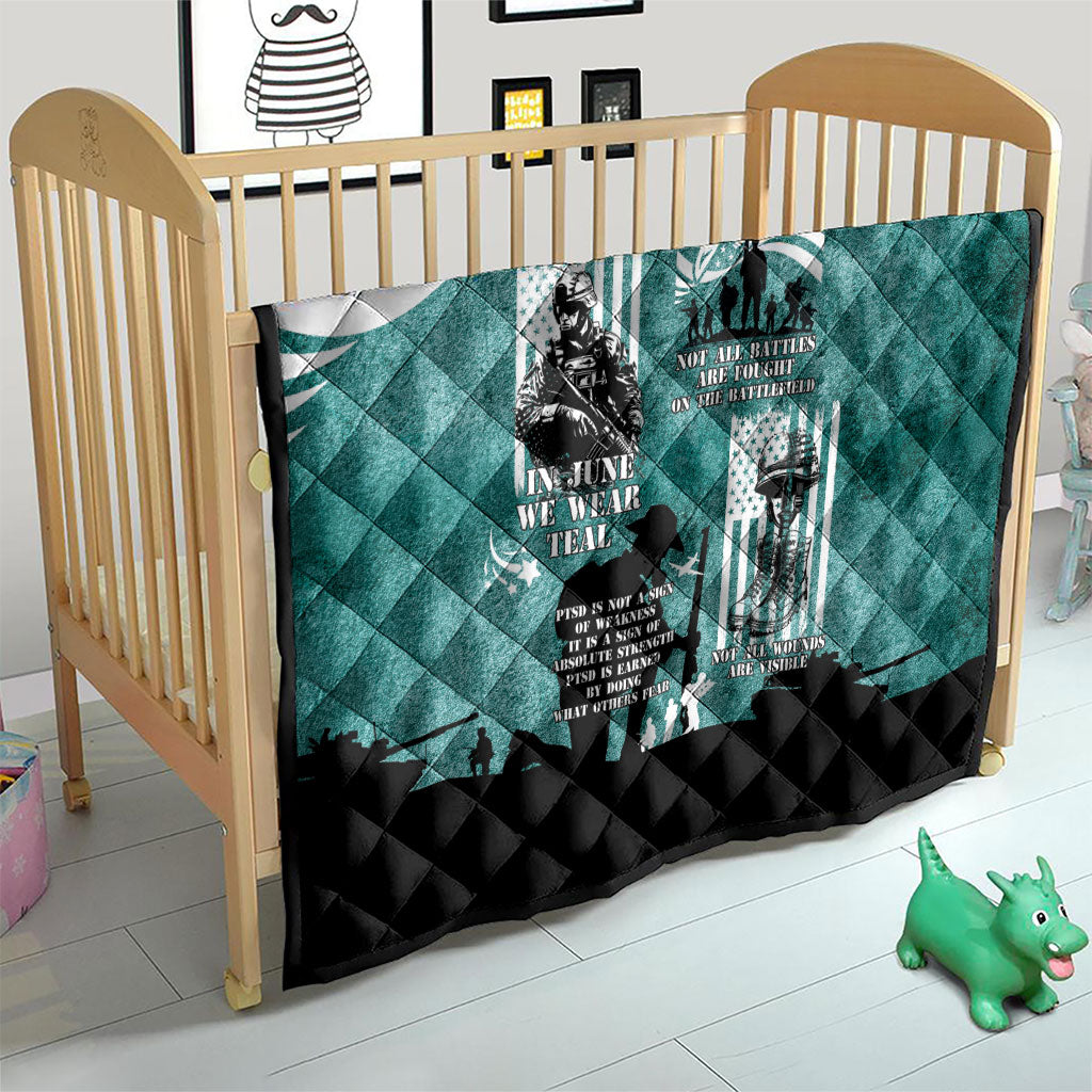 Veteran PTSD Quilt Not A Sign Of Weakness It Is Earned By Doing What Others Fear