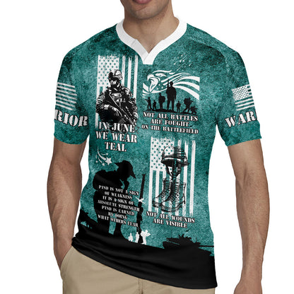 Veteran PTSD Rugby Jersey Not A Sign Of Weakness It Is Earned By Doing What Others Fear