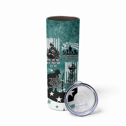 Veteran PTSD Skinny Tumbler Not A Sign Of Weakness It Is Earned By Doing What Others Fear