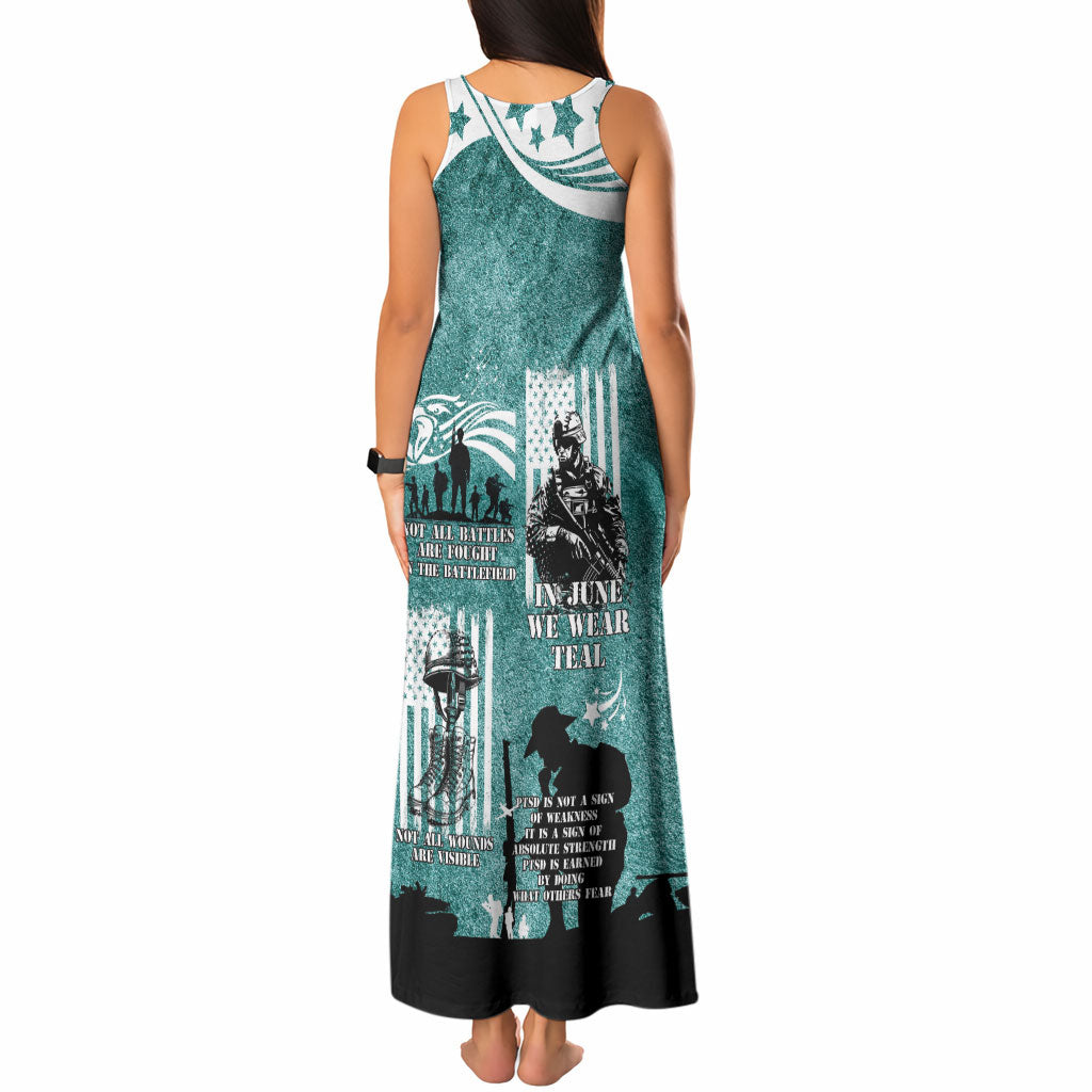 Veteran PTSD Tank Maxi Dress Not A Sign Of Weakness It Is Earned By Doing What Others Fear