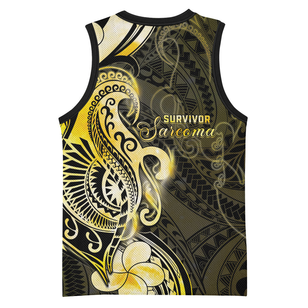Sarcoma Support Basketball Jersey You Are Stronger Than Sarcoma