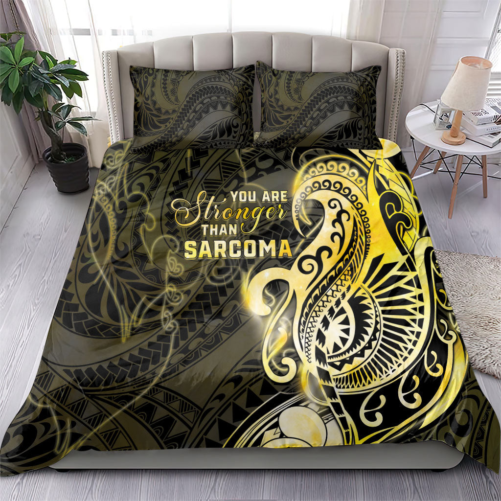Sarcoma Support Bedding Set You Are Stronger Than Sarcoma