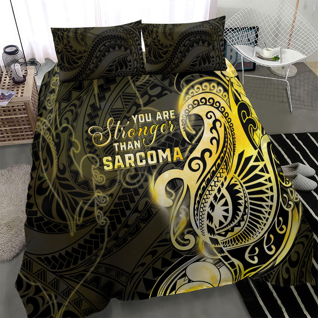 Sarcoma Support Bedding Set You Are Stronger Than Sarcoma