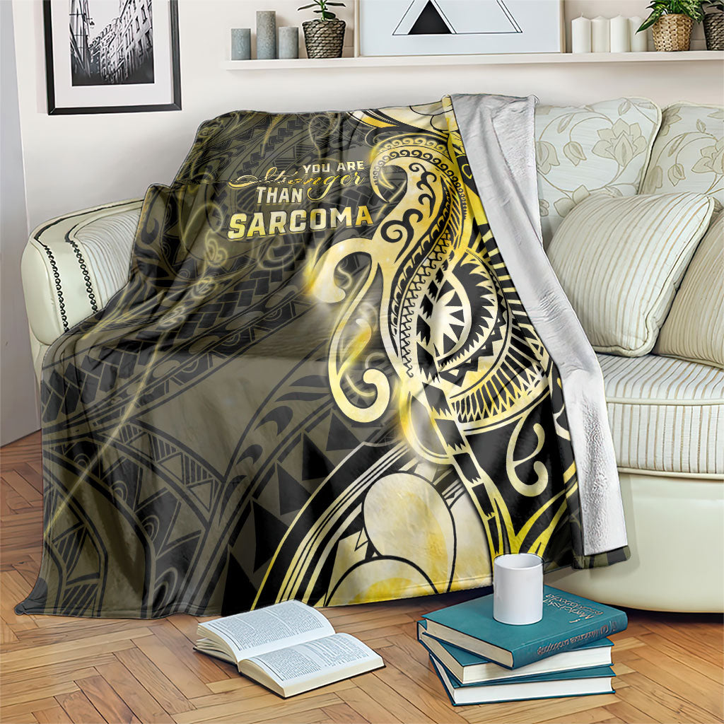 Sarcoma Support Blanket You Are Stronger Than Sarcoma