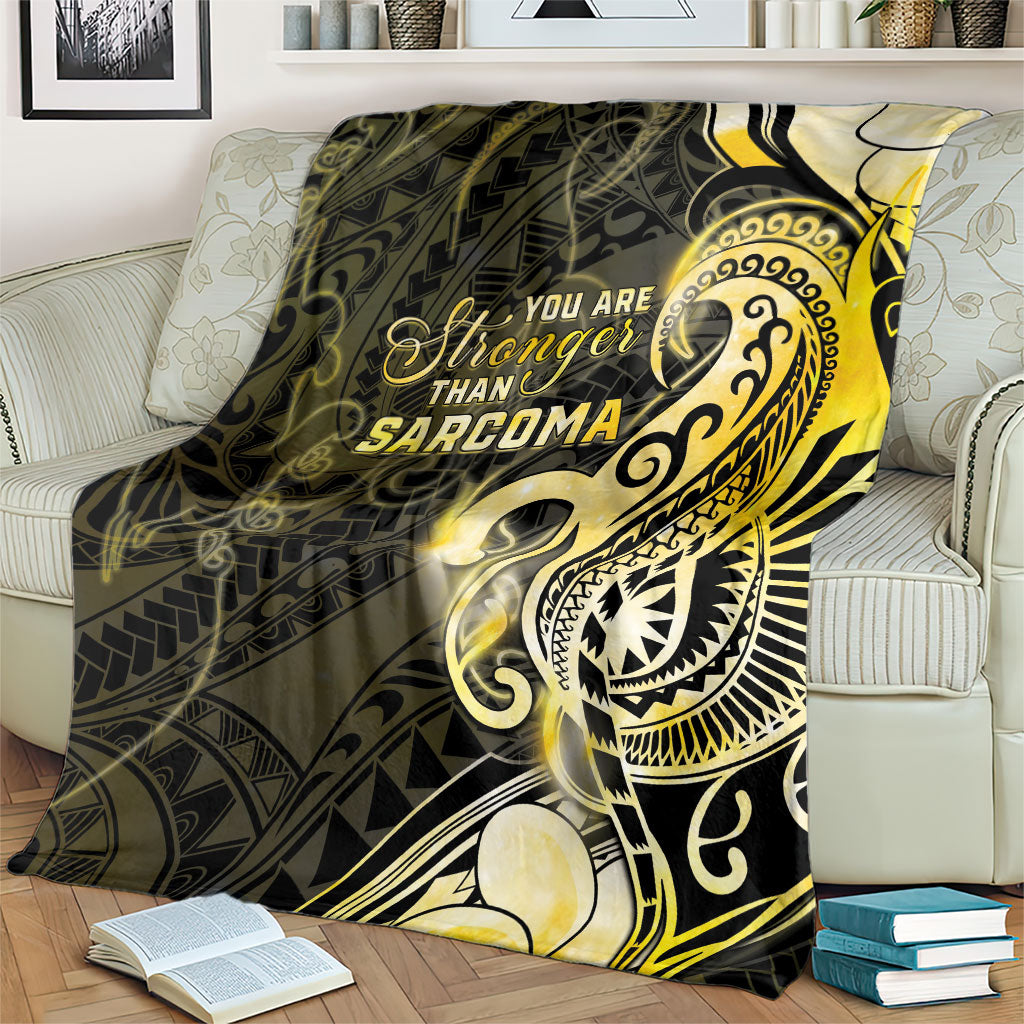Sarcoma Support Blanket You Are Stronger Than Sarcoma