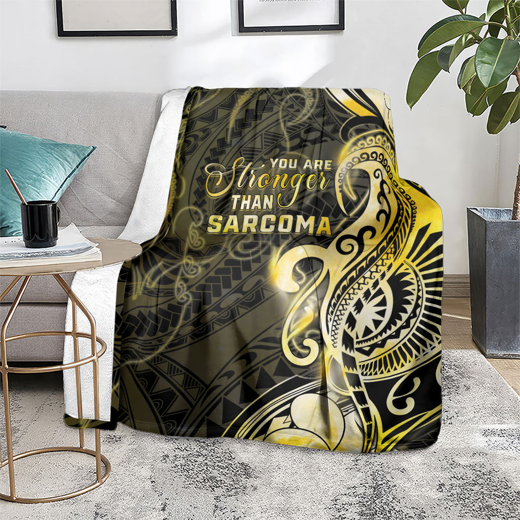 Sarcoma Support Blanket You Are Stronger Than Sarcoma