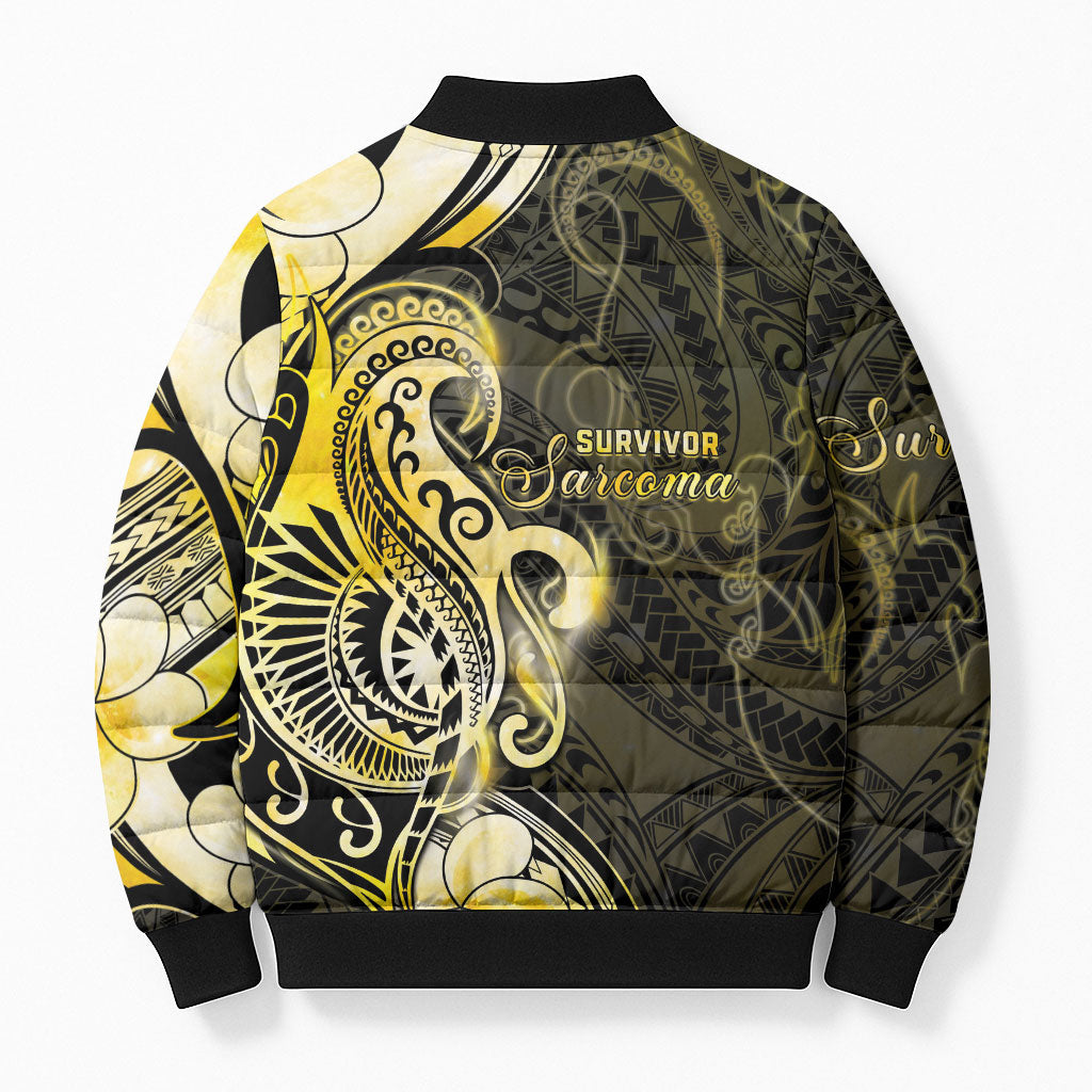 Sarcoma Support Bomber Puffer Jacket You Are Stronger Than Sarcoma