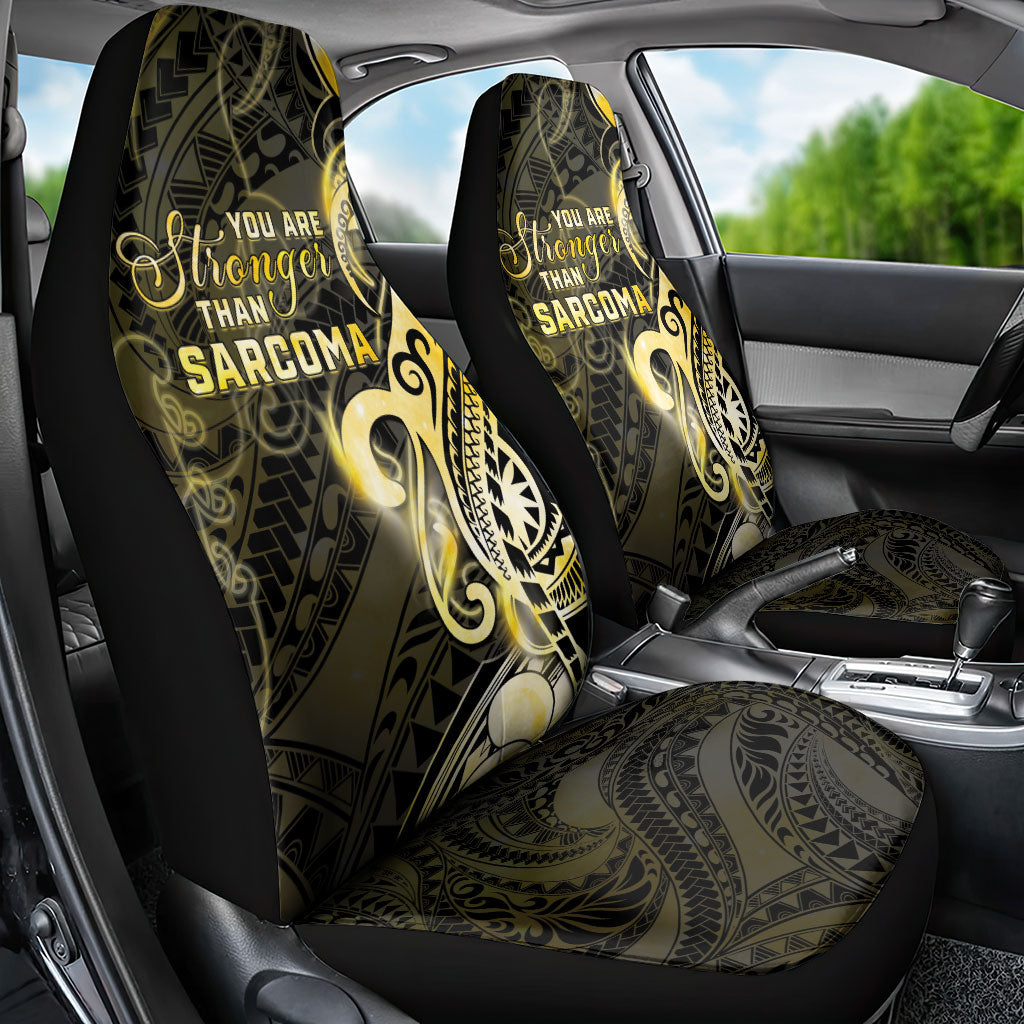 Sarcoma Support Car Seat Cover You Are Stronger Than Sarcoma