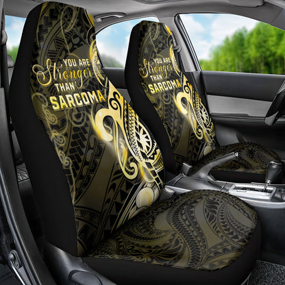 Sarcoma Support Car Seat Cover You Are Stronger Than Sarcoma