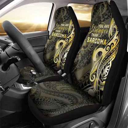 Sarcoma Support Car Seat Cover You Are Stronger Than Sarcoma
