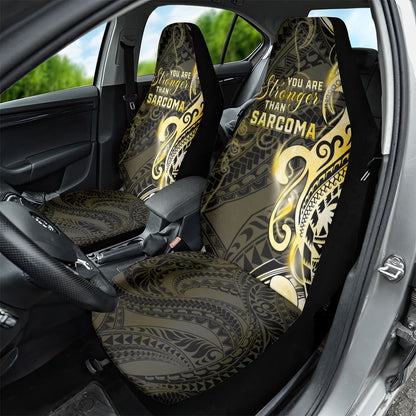 Sarcoma Support Car Seat Cover You Are Stronger Than Sarcoma