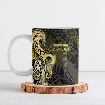 Sarcoma Support Ceramic Mug You Are Stronger Than Sarcoma