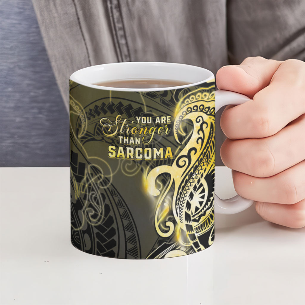 Sarcoma Support Ceramic Mug You Are Stronger Than Sarcoma