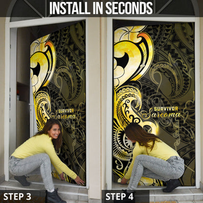 Sarcoma Support Door Cover You Are Stronger Than Sarcoma