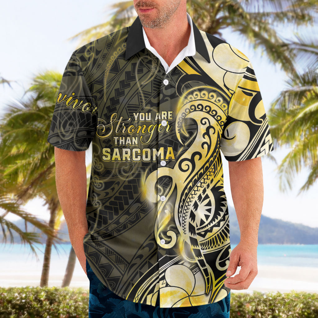 Sarcoma Support Hawaiian Shirt You Are Stronger Than Sarcoma