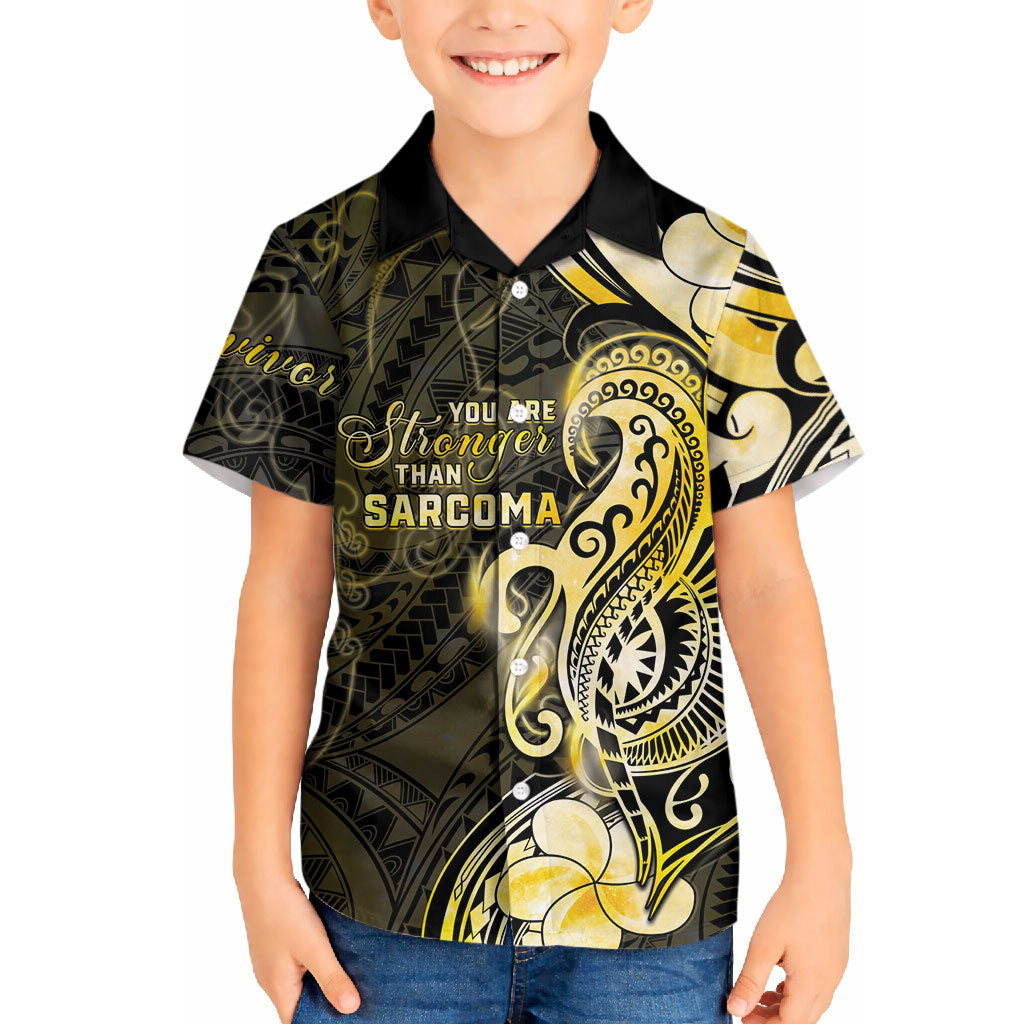 Sarcoma Support Hawaiian Shirt You Are Stronger Than Sarcoma