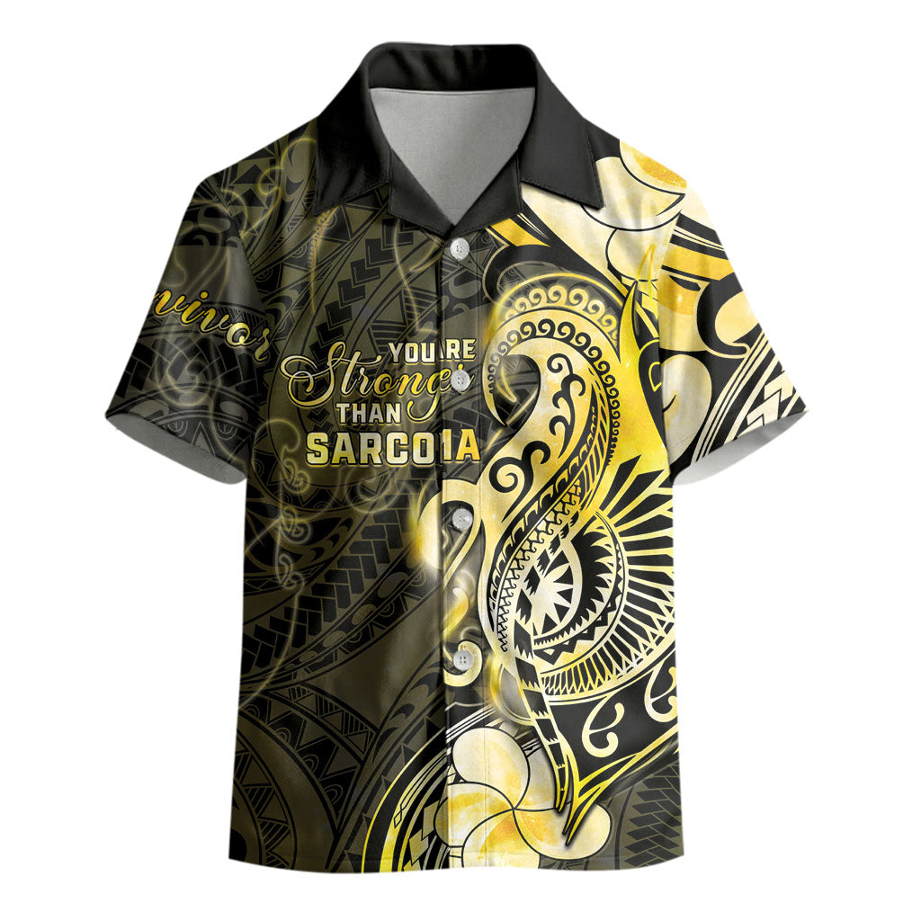 Sarcoma Support Kid Hawaiian Shirt You Are Stronger Than Sarcoma