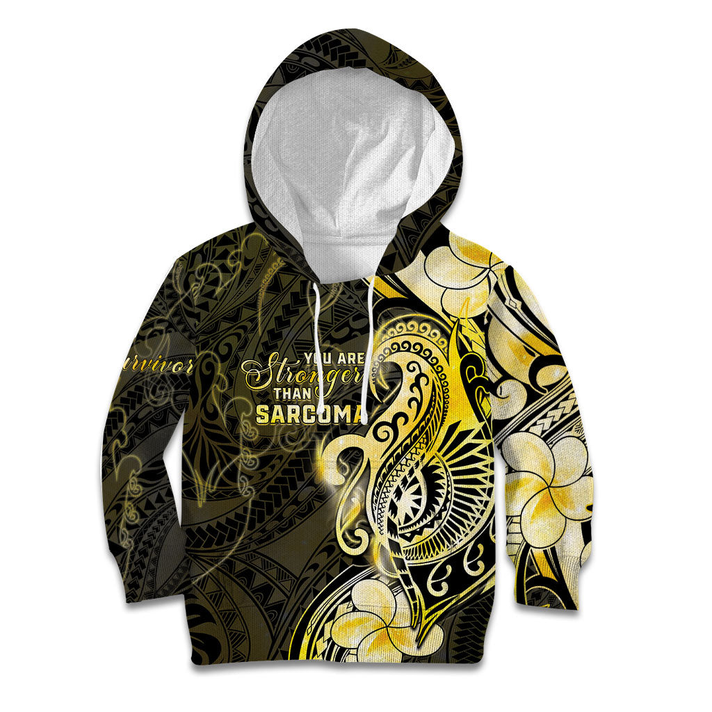 Sarcoma Support Kid Hoodie You Are Stronger Than Sarcoma