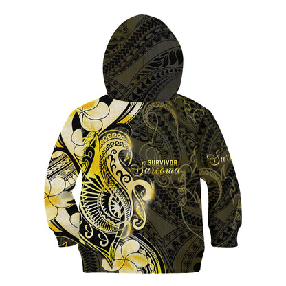 Sarcoma Support Kid Hoodie You Are Stronger Than Sarcoma