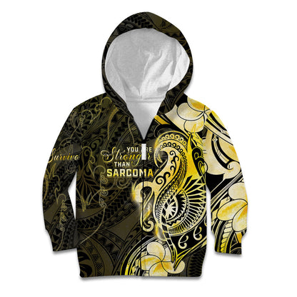 Sarcoma Support Kid Hoodie You Are Stronger Than Sarcoma