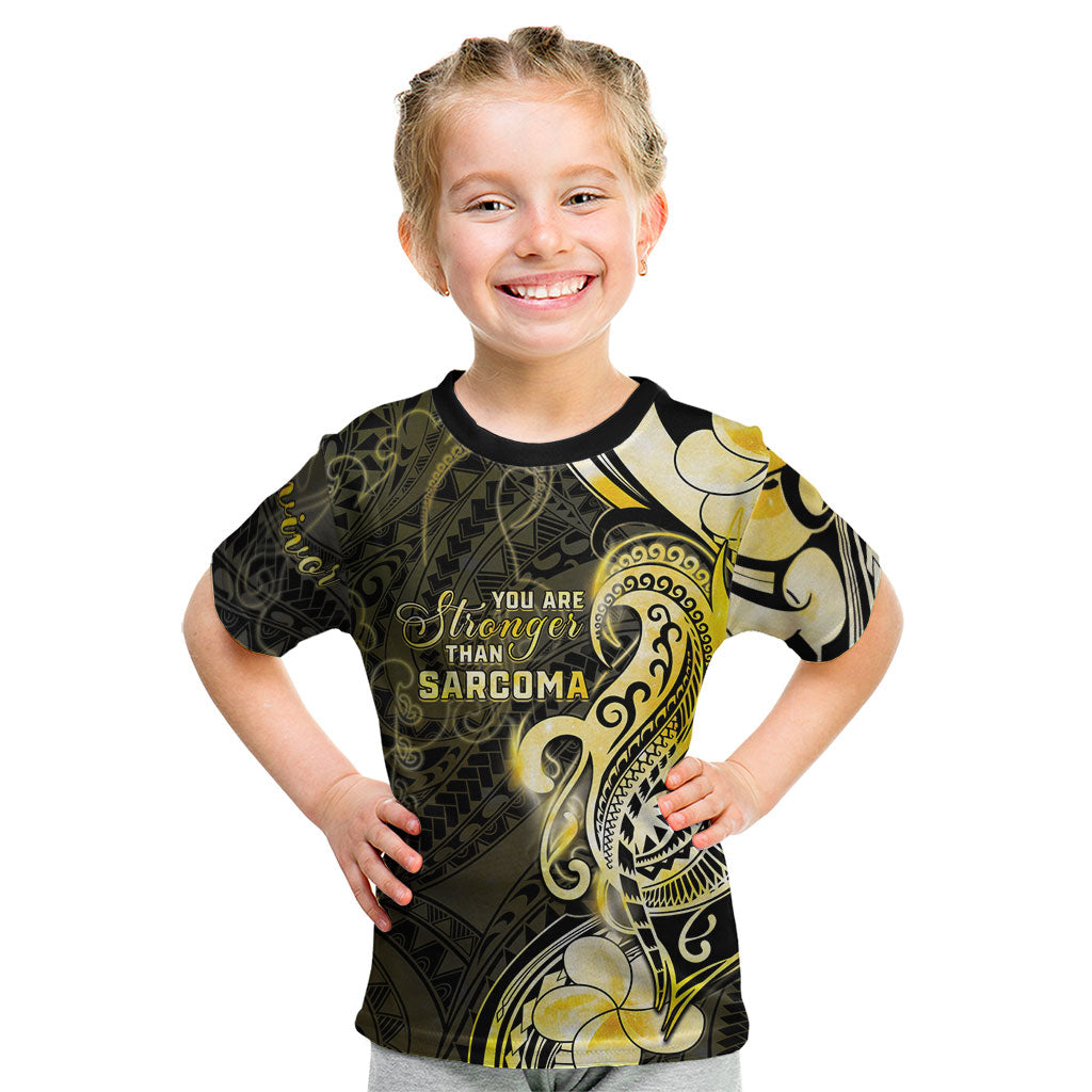 Sarcoma Support Kid T Shirt You Are Stronger Than Sarcoma