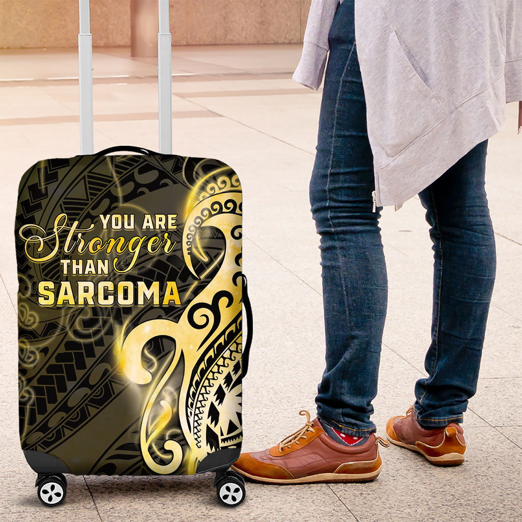 Sarcoma Support Luggage Cover You Are Stronger Than Sarcoma