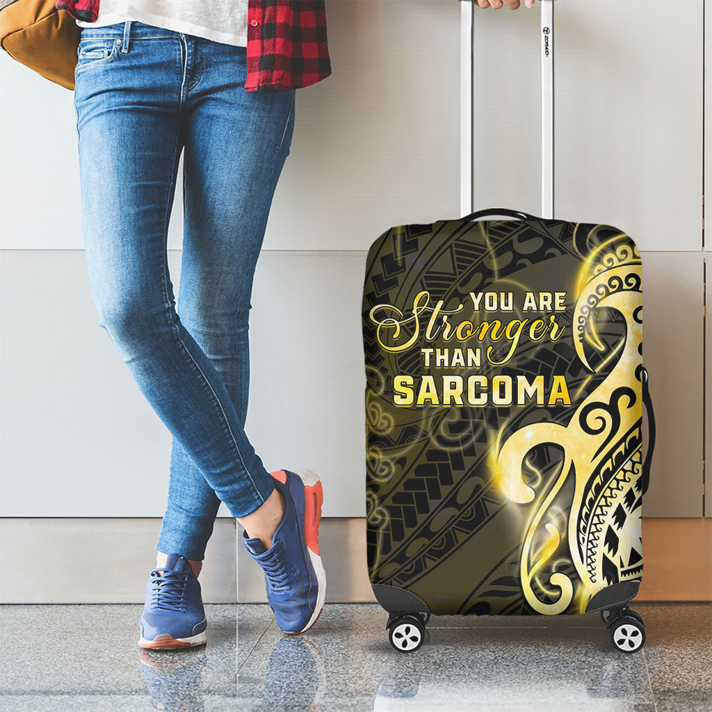 Sarcoma Support Luggage Cover You Are Stronger Than Sarcoma