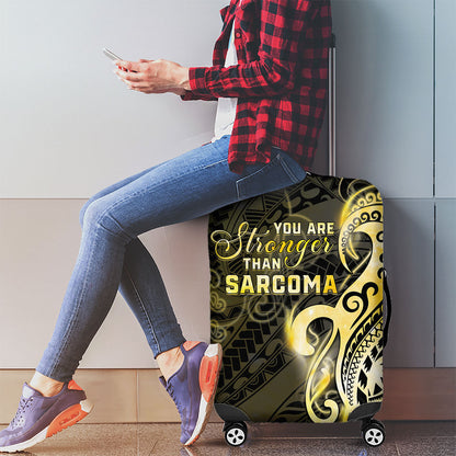 Sarcoma Support Luggage Cover You Are Stronger Than Sarcoma