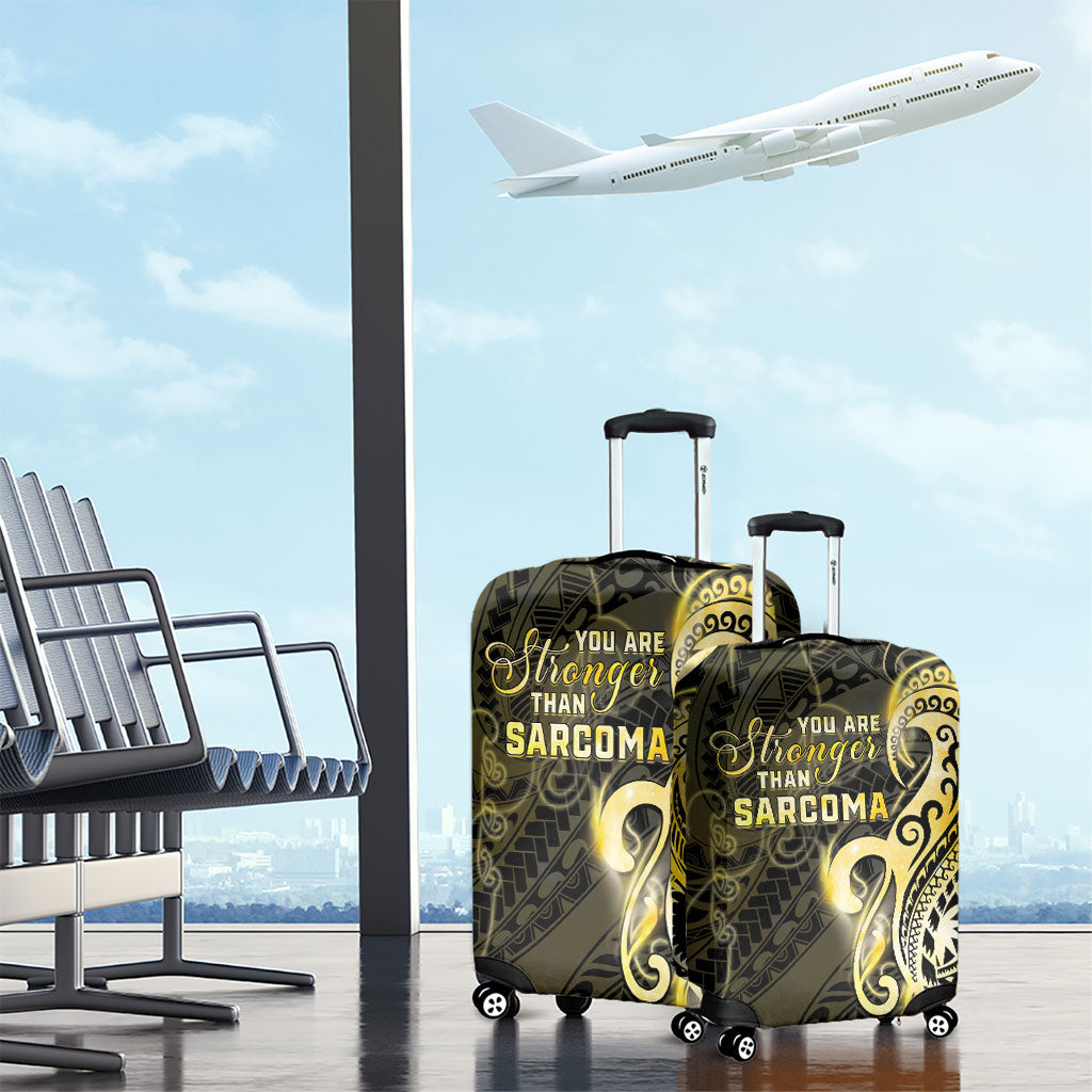 Sarcoma Support Luggage Cover You Are Stronger Than Sarcoma