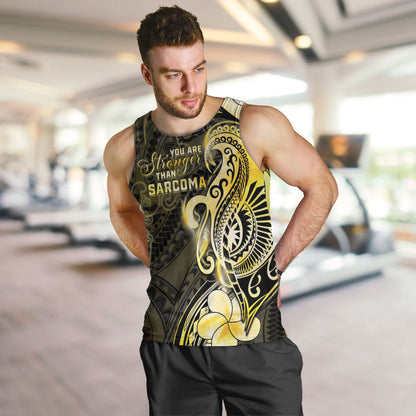 Sarcoma Support Men Tank Top You Are Stronger Than Sarcoma