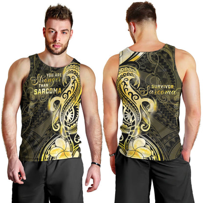 Sarcoma Support Men Tank Top You Are Stronger Than Sarcoma