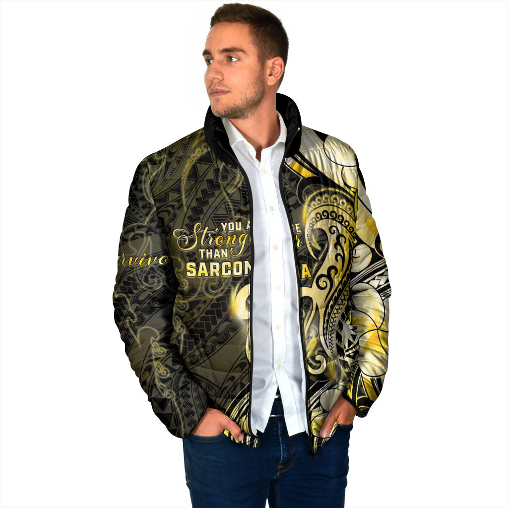 Sarcoma Support Padded Jacket You Are Stronger Than Sarcoma