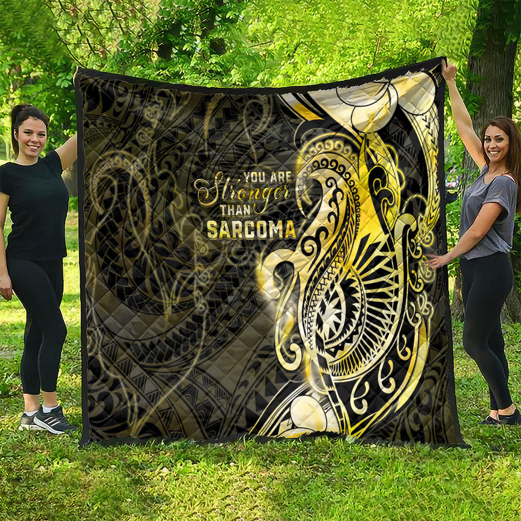 Sarcoma Support Quilt You Are Stronger Than Sarcoma