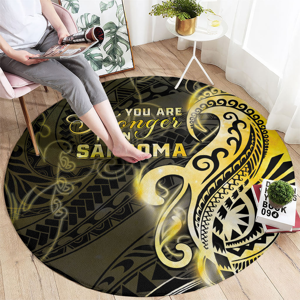 Sarcoma Support Round Carpet You Are Stronger Than Sarcoma